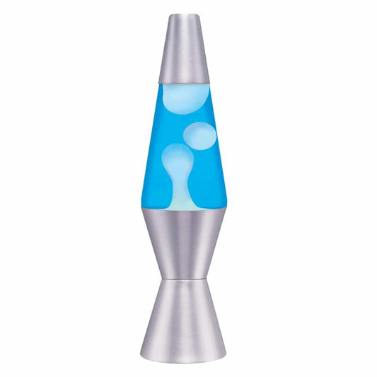 11.5″ LAVA Lamp – White/Blue/Silver - US 6018