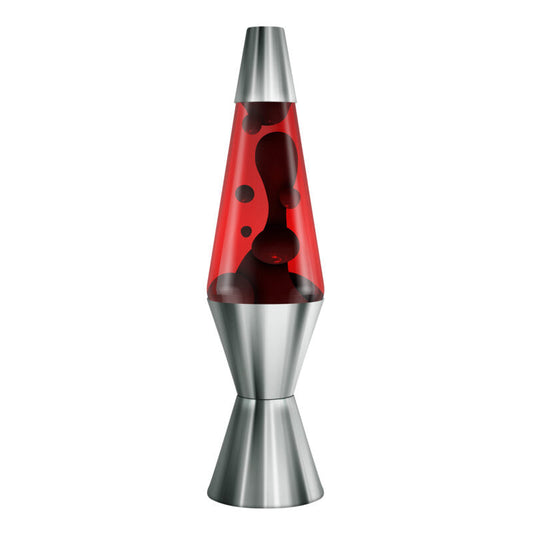 14.5″ Lava Lamp Chrome Plated Crimson - US 7944