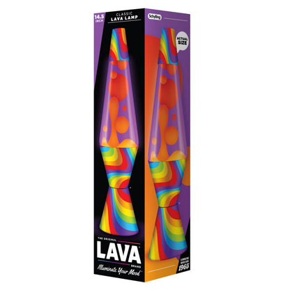 14.5″ Lava Lamp Flowing Color Bands - US 4765