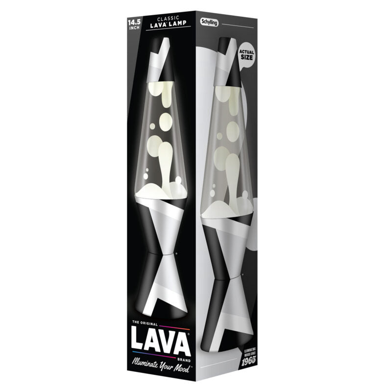 14.5″ Lava Lamp Polygonal White Tone - US 3088