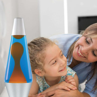 14.5” LAVA Lamp – Orange/Blue/Silver - US 1274