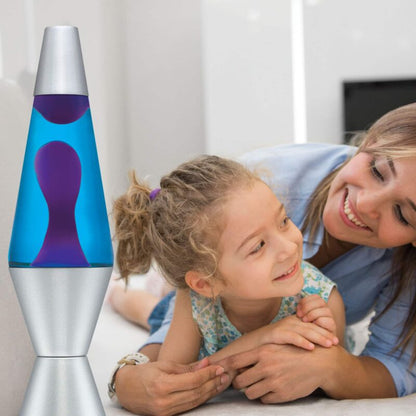 14.5″ LAVA Lamp – Purple/Blue/Silver - US 9403