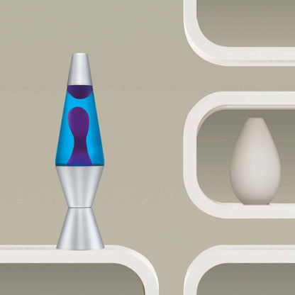 14.5″ LAVA Lamp – Purple/Blue/Silver - US 9403