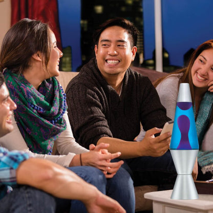 14.5″ LAVA Lamp – Purple/Blue/Silver - US 9403