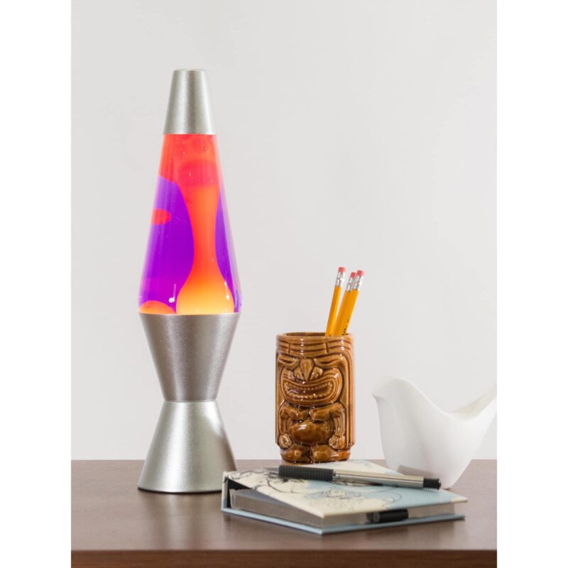 14.5” LAVA Lamp – Yellow/Purple/Silver - US 6762