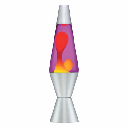 14.5” LAVA Lamp – Yellow/Purple/Silver - US 6762