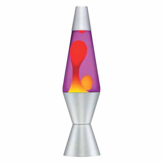 14.5” LAVA Lamp – Yellow/Purple/Silver - US 6762