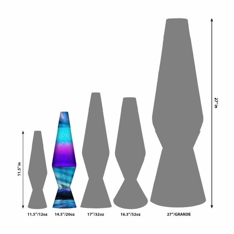 14.5″ LAVA Lamp Colormax Northern Lights – Glitter - US 3271