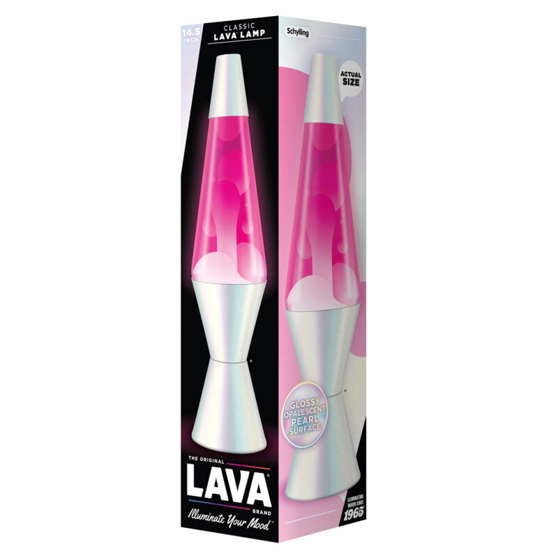 14.5″ Lava Lamp Opalescent Pearl - US 1751