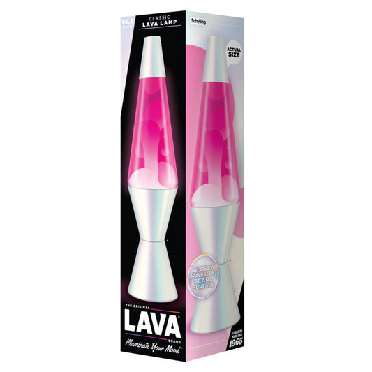 14.5″ Lava Lamp Opalescent Pearl - US 1751