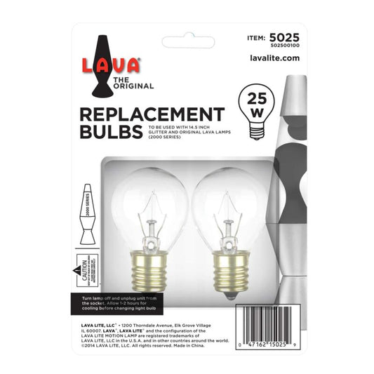 25W LAVA Lamp Light Bulb W/Tray - US 3805