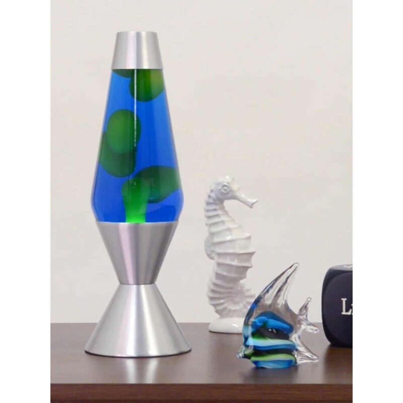 16.3″ LAVA Lamp – Yellow/Blue/Silver - US 9065