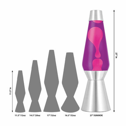 27″ LAVA Lamp Grande – Pink/Purple/Silver - US 3419