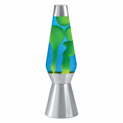 27″ LAVA Lamp Grande – Yellow/Blue/Silver - US 1456