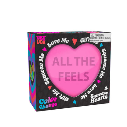 NeeDoh Color Change Squeeze Heart - US 3587