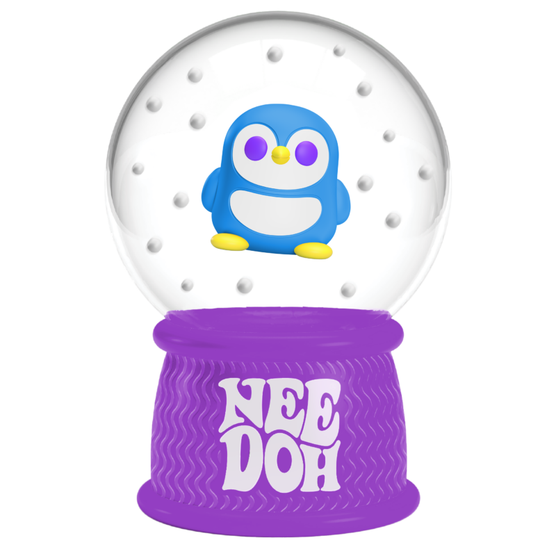 NeeDoh Squish N Flow Snow Globe - US 6464
