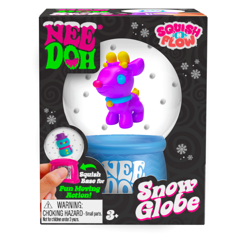 NeeDoh Squish N Flow Snow Globe - US 6464