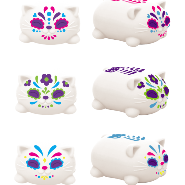NeeDoh Sugar Skull Cats - US 3744